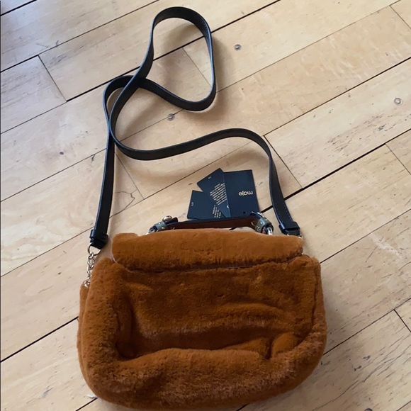 NWT Maje Faux Fur Bag - Picture 5 of 8